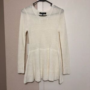 Off-White Peplum Sweater